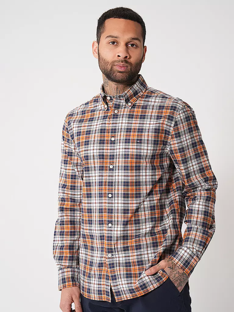 TOMMY HILFIGER | Hemd Regular Fit | orange