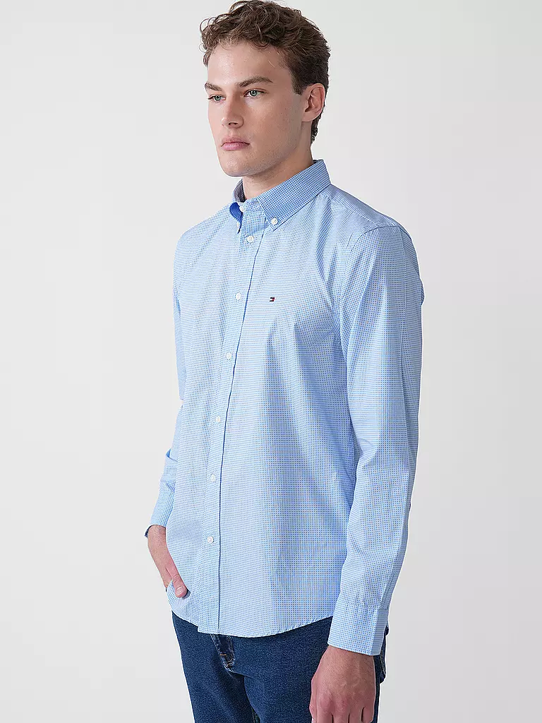 TOMMY HILFIGER | Hemd Regular Fit | hellblau