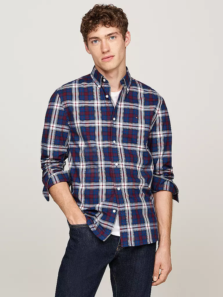 TOMMY HILFIGER | Hemd Regular Fit | blau