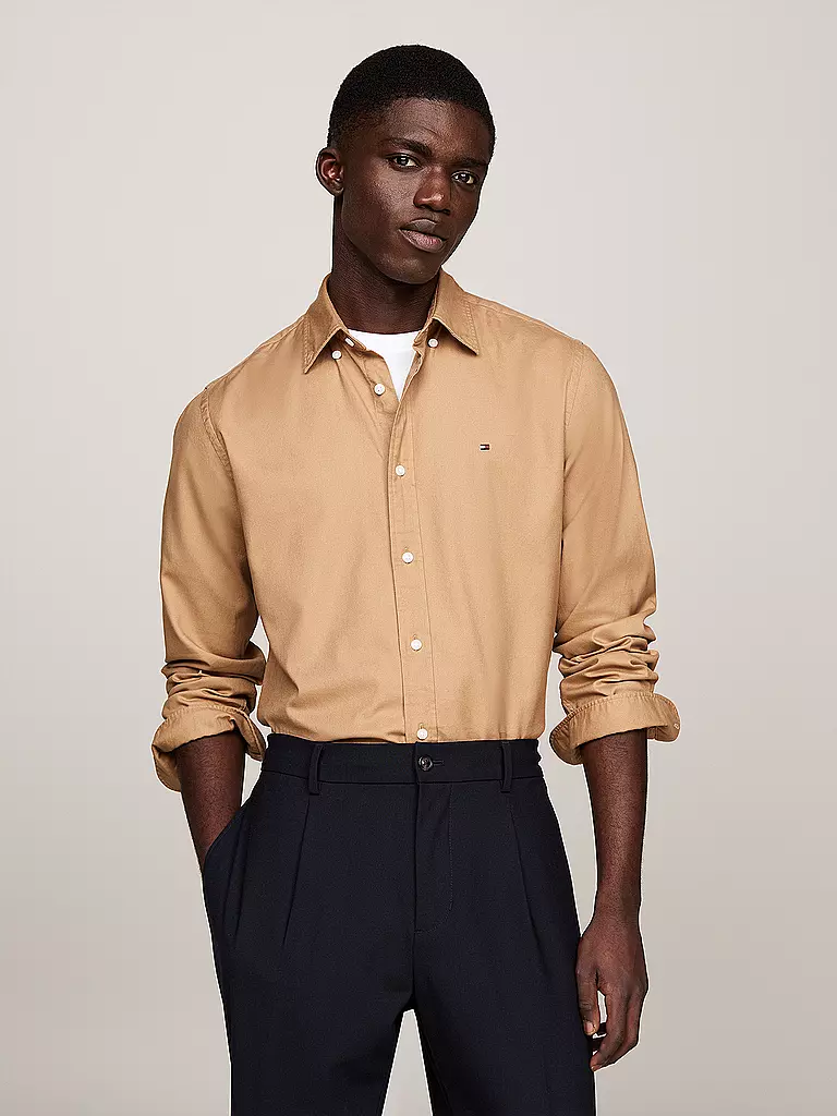 TOMMY HILFIGER | Hemd Regular Fit | creme