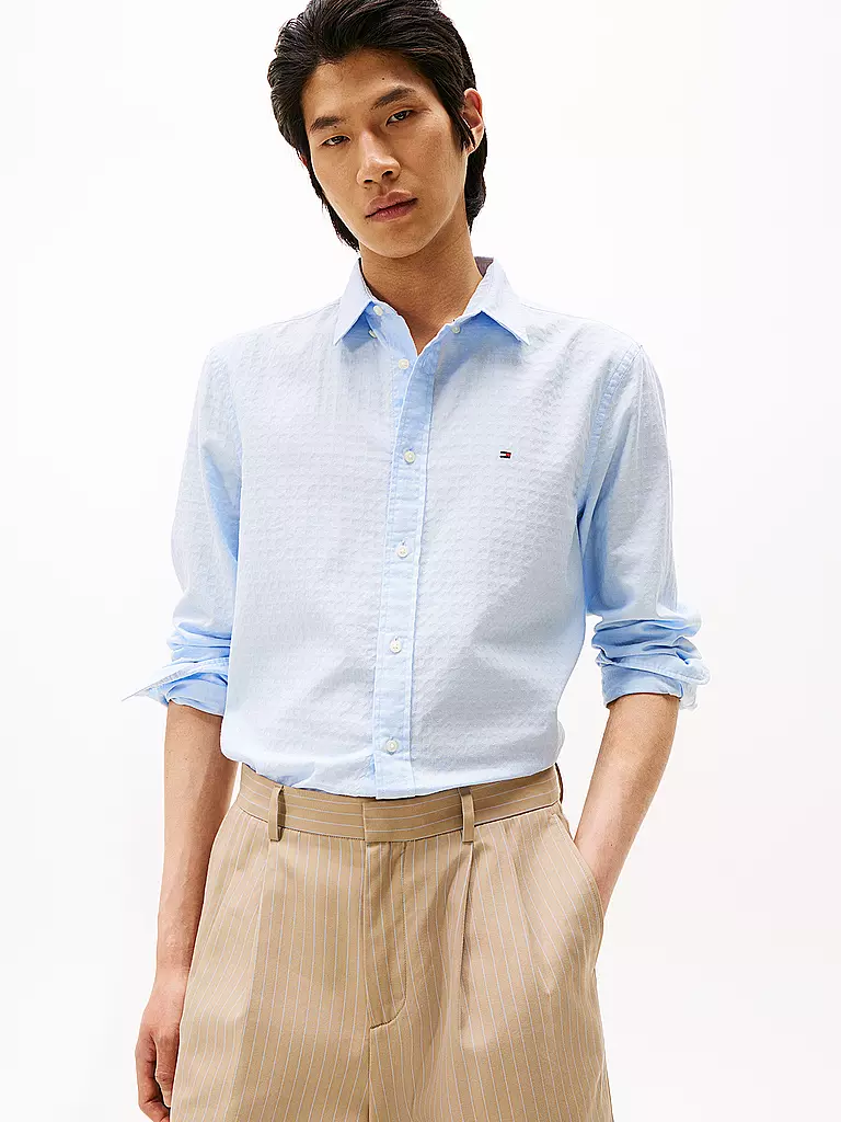 TOMMY HILFIGER | Hemd Regular Fit | hellblau