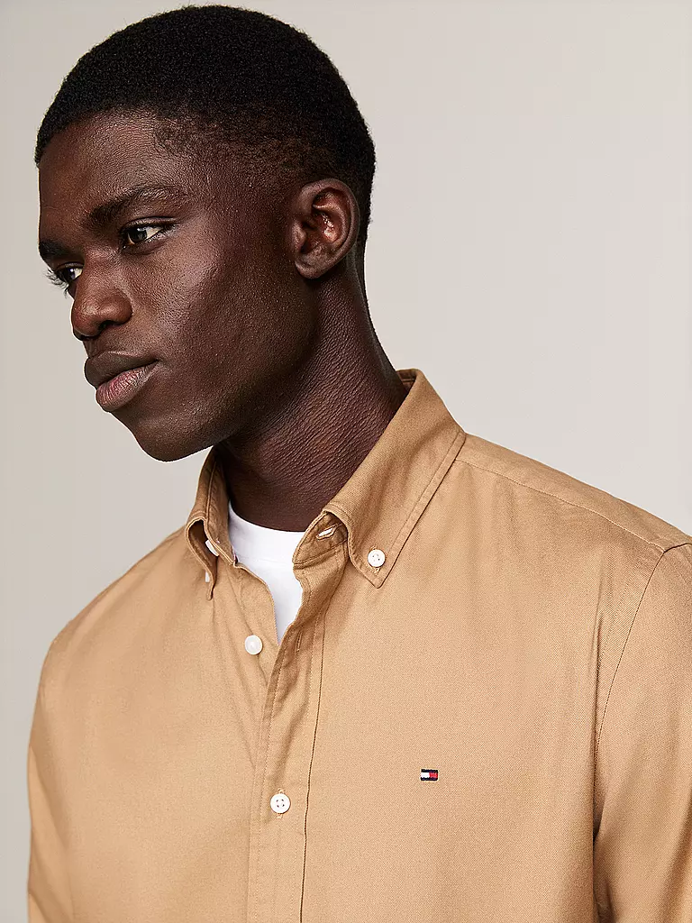 TOMMY HILFIGER | Hemd Regular Fit | creme
