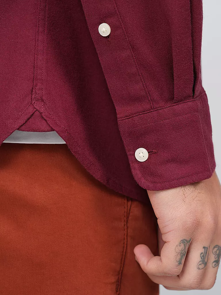 TOMMY HILFIGER | Hemd Regular Fit | rot