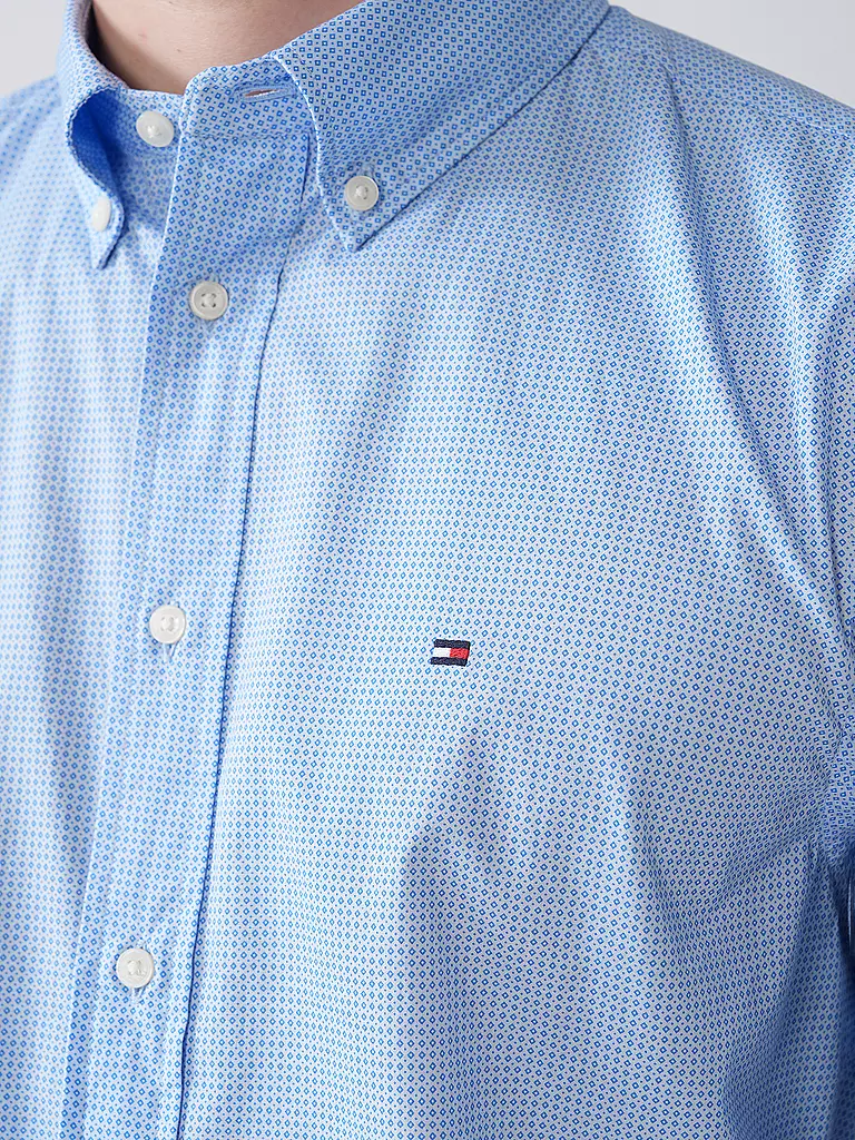 TOMMY HILFIGER | Hemd Regular Fit | hellblau