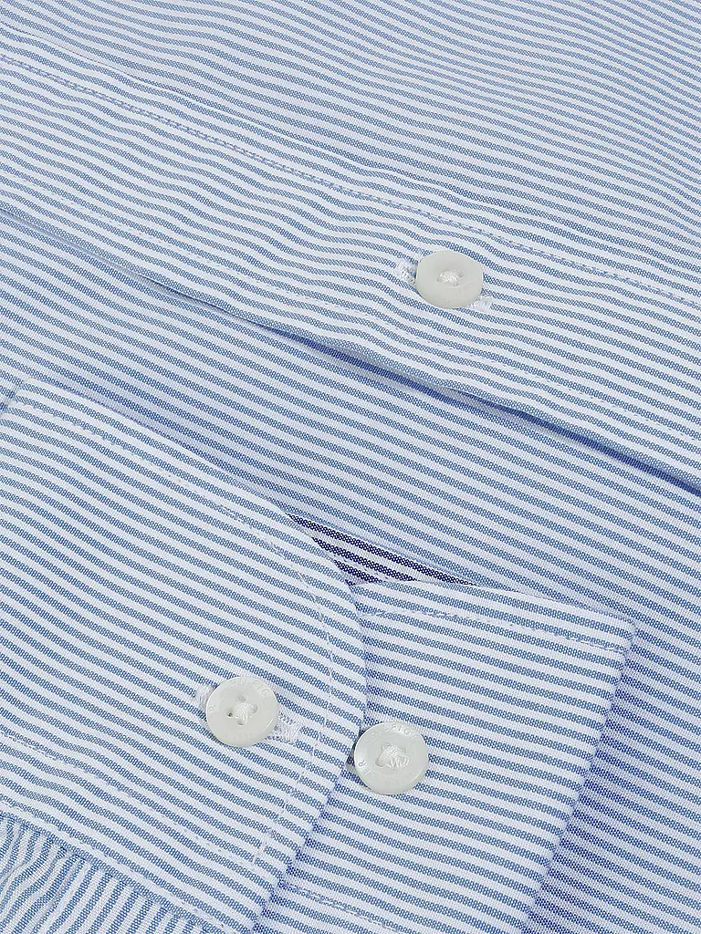 TOMMY HILFIGER | Hemd Regular-Fit "80's Two Ply" | blau