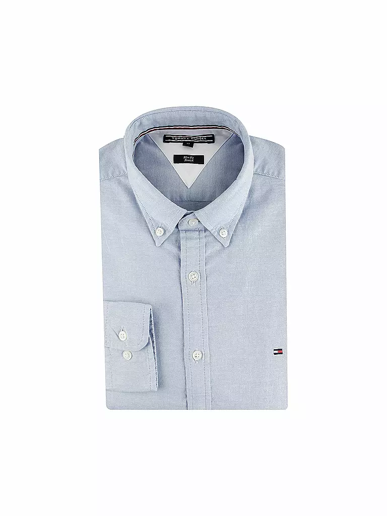 TOMMY HILFIGER | Hemd Slim Fit  | blau