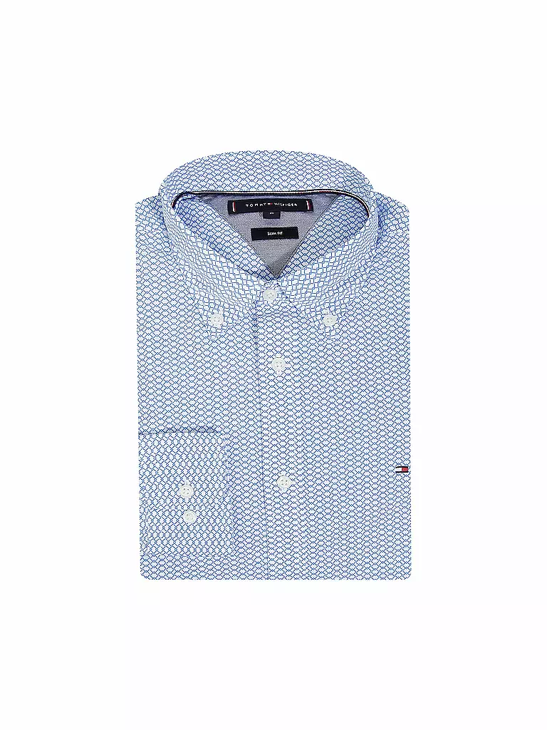 TOMMY HILFIGER | Hemd Slim Fit  | blau