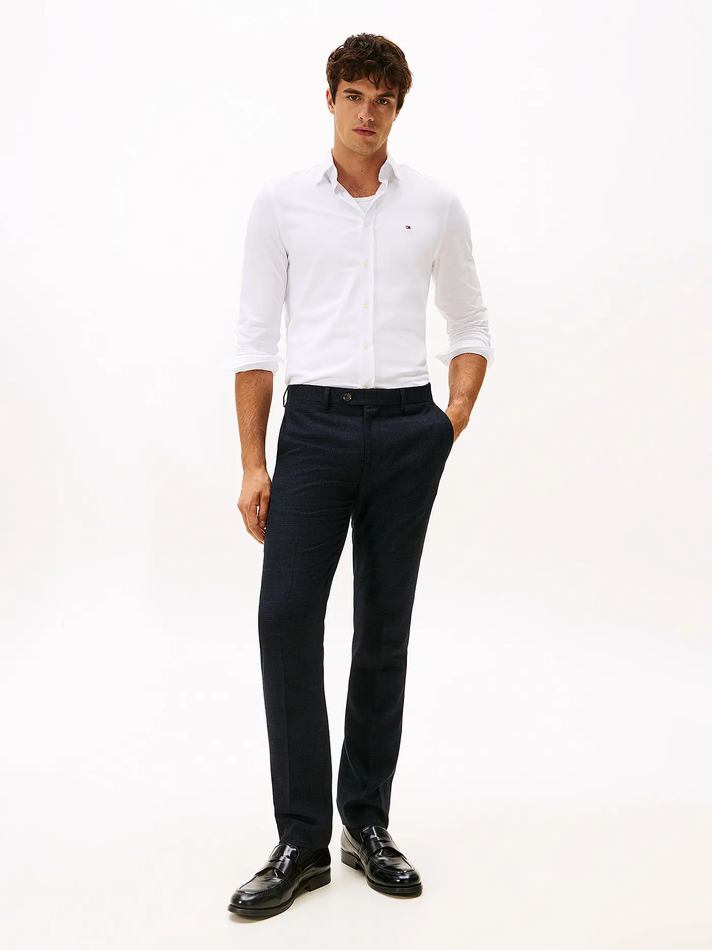TOMMY HILFIGER | Hemd Slim Fit  | weiss
