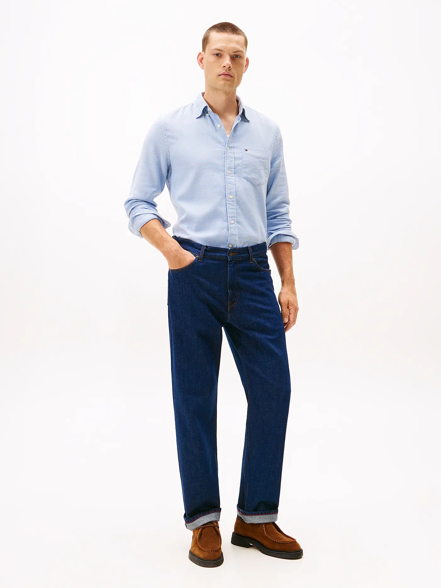 TOMMY HILFIGER | Hemd Slim Fit  | hellblau