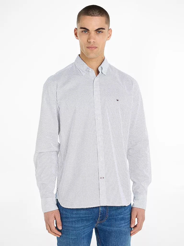 TOMMY HILFIGER | Hemd Slim Fit  | blau