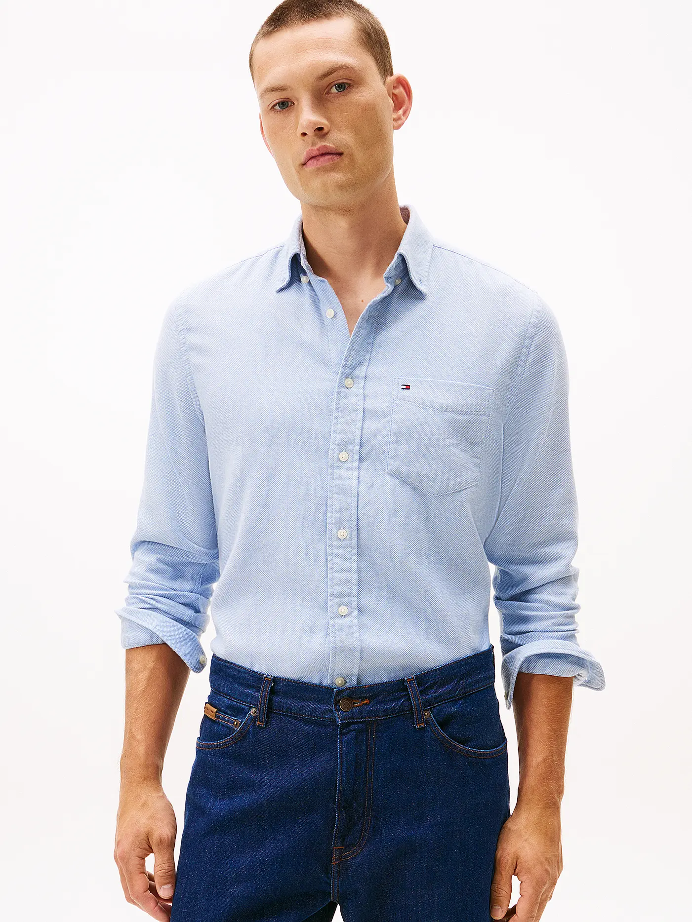 TOMMY HILFIGER | Hemd Slim Fit  | hellblau