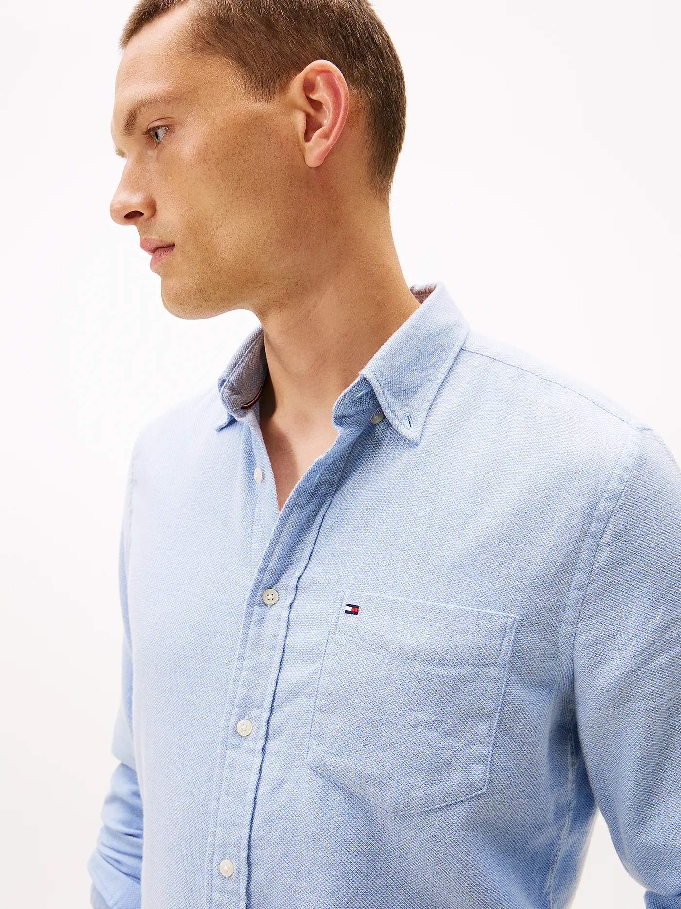 TOMMY HILFIGER | Hemd Slim Fit  | hellblau