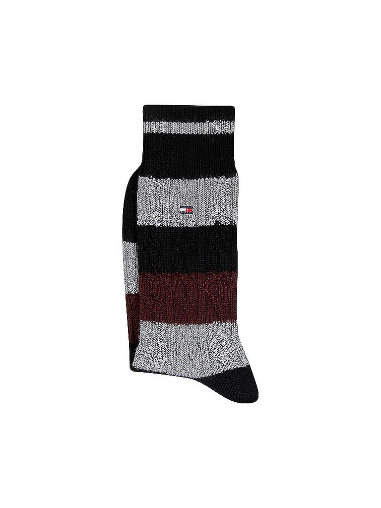 Tommy Hilfiger Herren Socken Cable Rugby Bunt 39 42