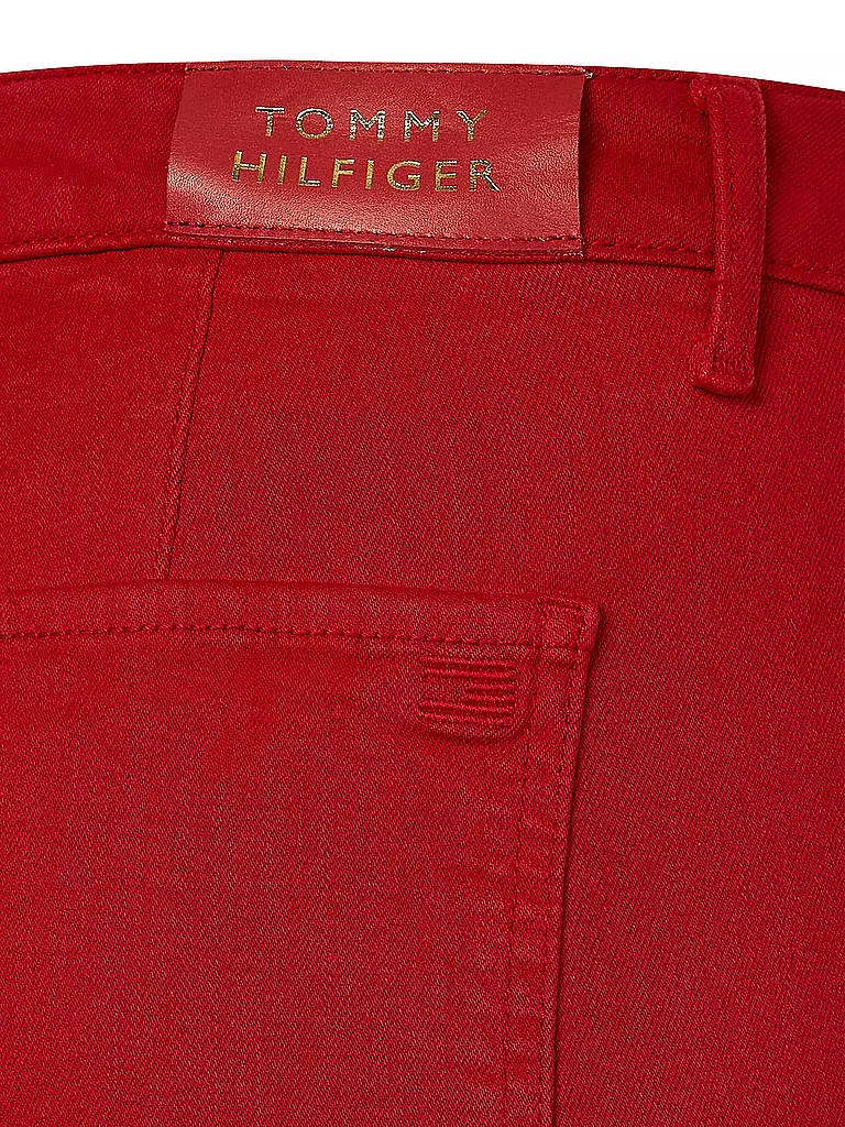 TOMMY HILFIGER | Highwaist Jeans Skinny Fit | rot