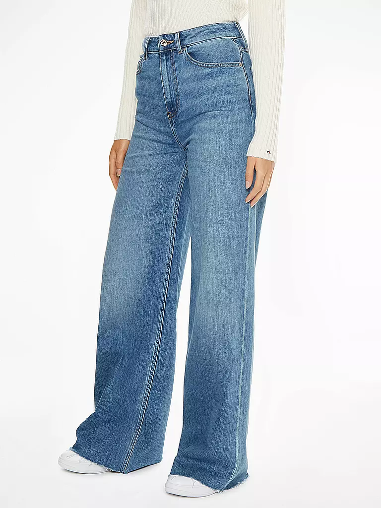 TOMMY HILFIGER | Highwaist Jeans Wide Leg ZAZI | blau