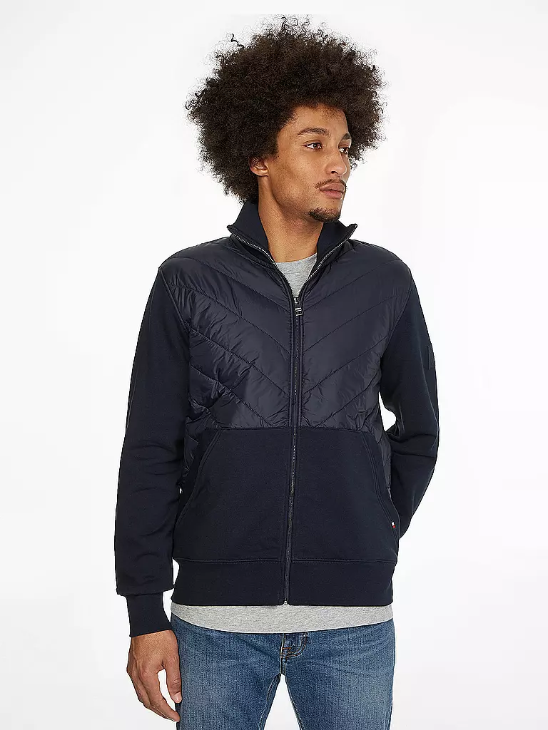 TOMMY HILFIGER | Hybridjacke - Sweatjacke | blau