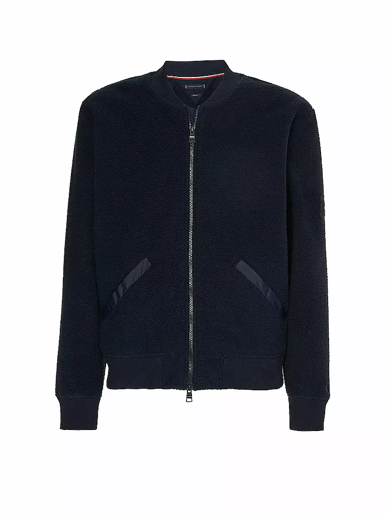 TOMMY HILFIGER | Jacke in Felloptik | blau