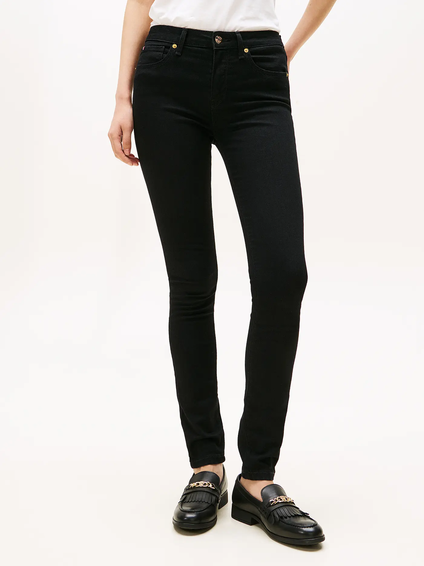 TOMMY HILFIGER | Jeans Skinny Fit  | schwarz