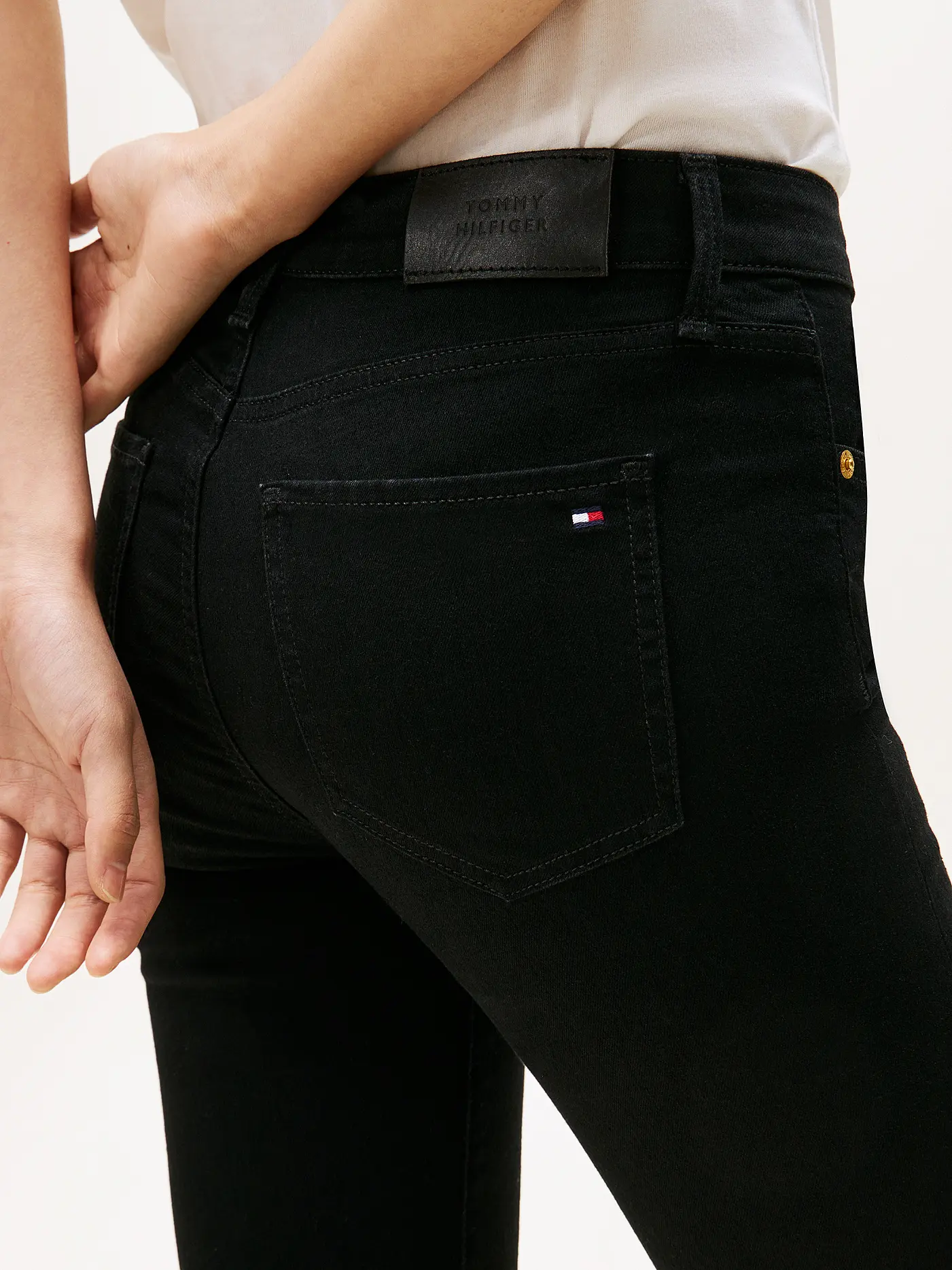 TOMMY HILFIGER | Jeans Skinny Fit  | schwarz