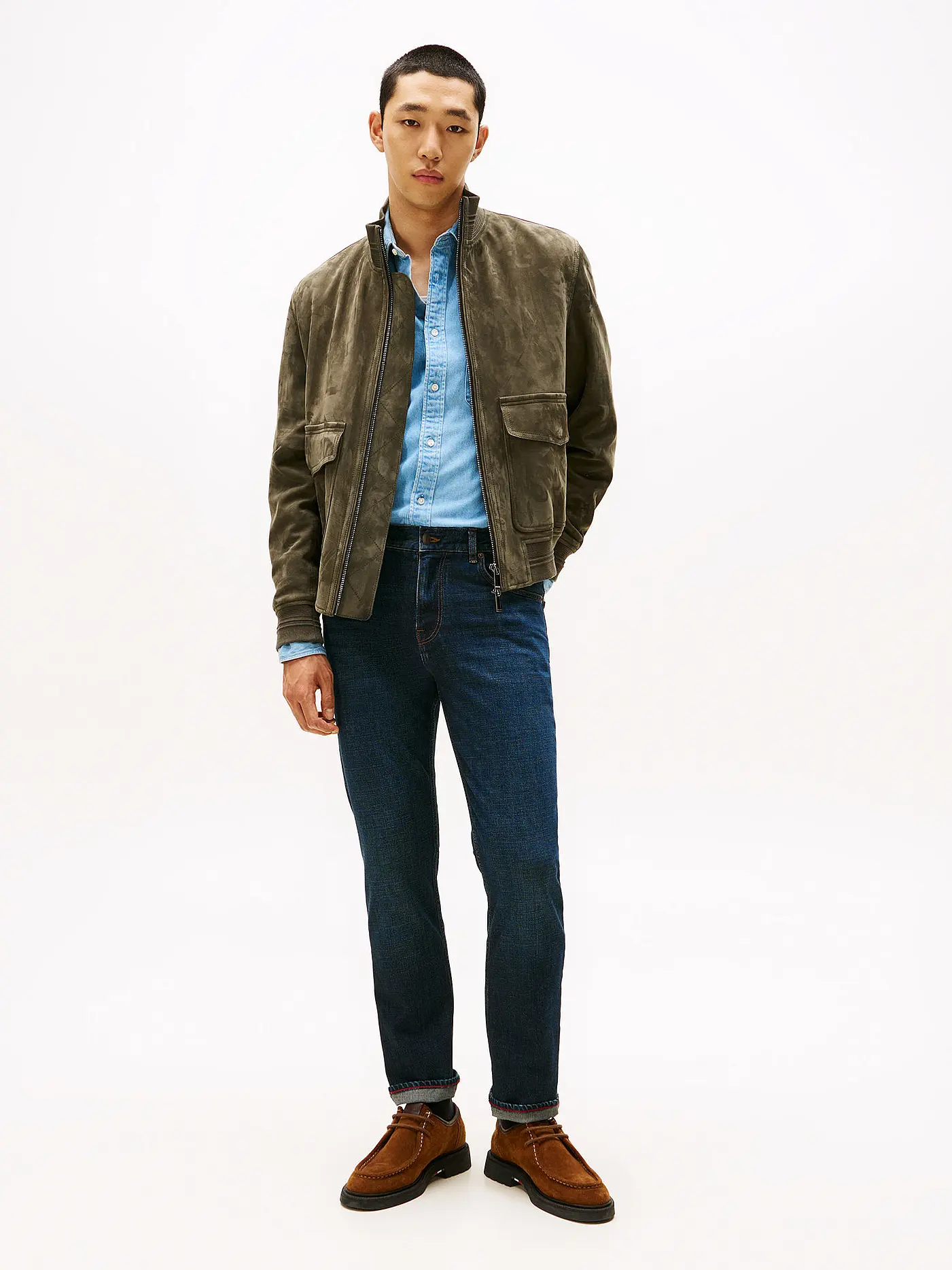 TOMMY HILFIGER | Jeans Straight Fit  | blau