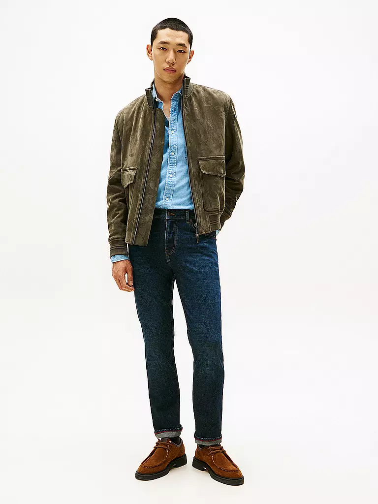 TOMMY HILFIGER | Jeans Straight Fit  | blau