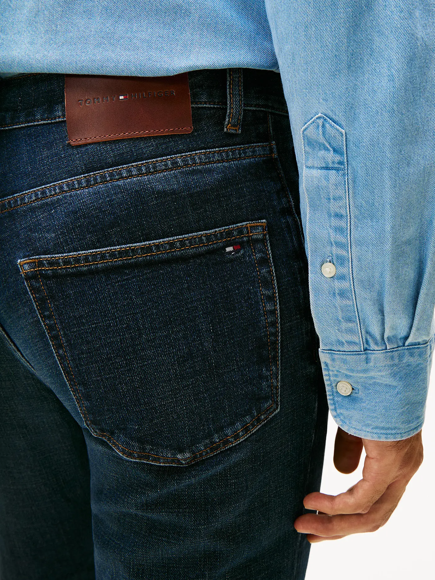 TOMMY HILFIGER | Jeans Straight Fit  | blau