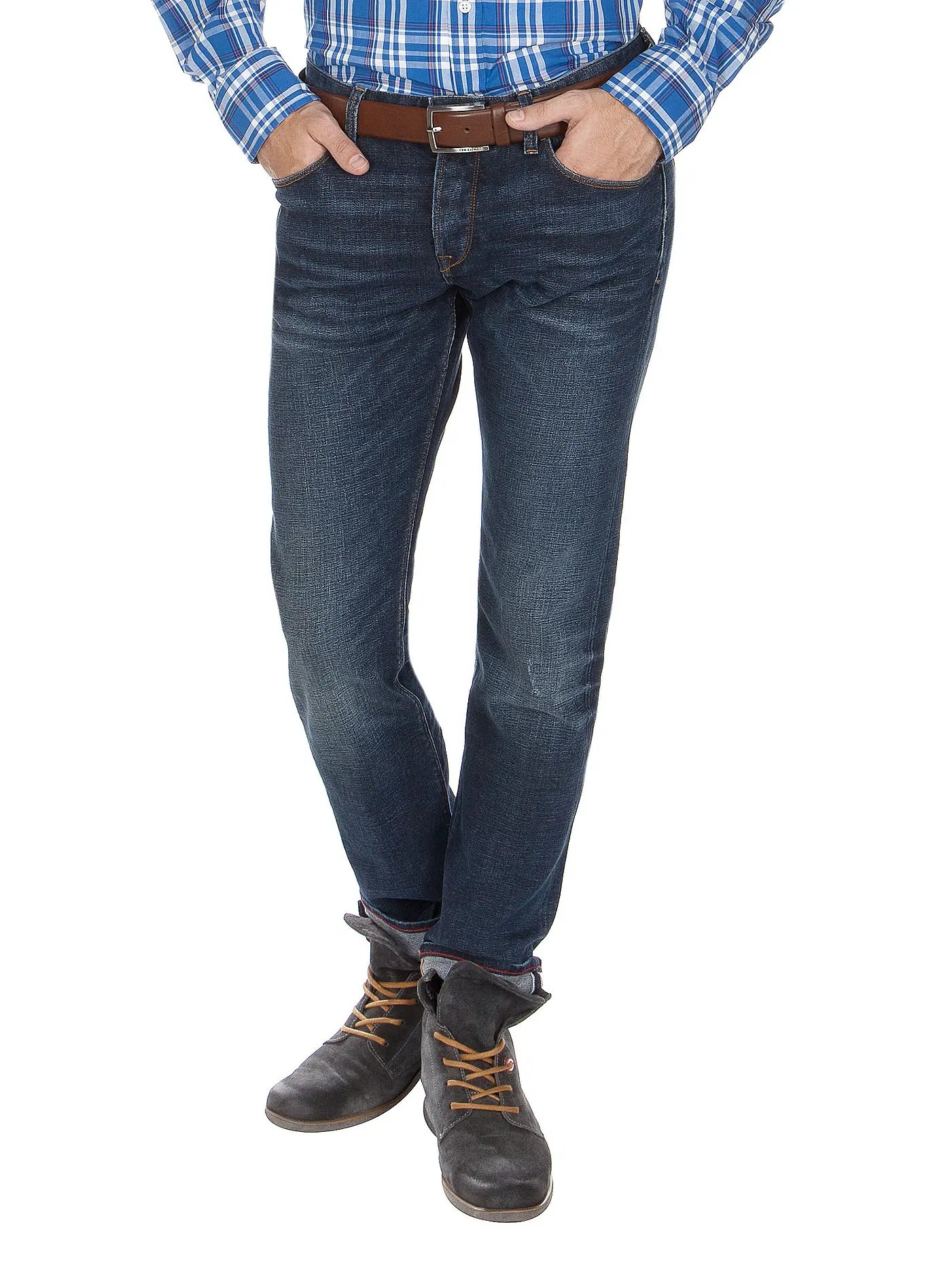TOMMY HILFIGER | Jeans Straight-Fit "Hudson" | blau