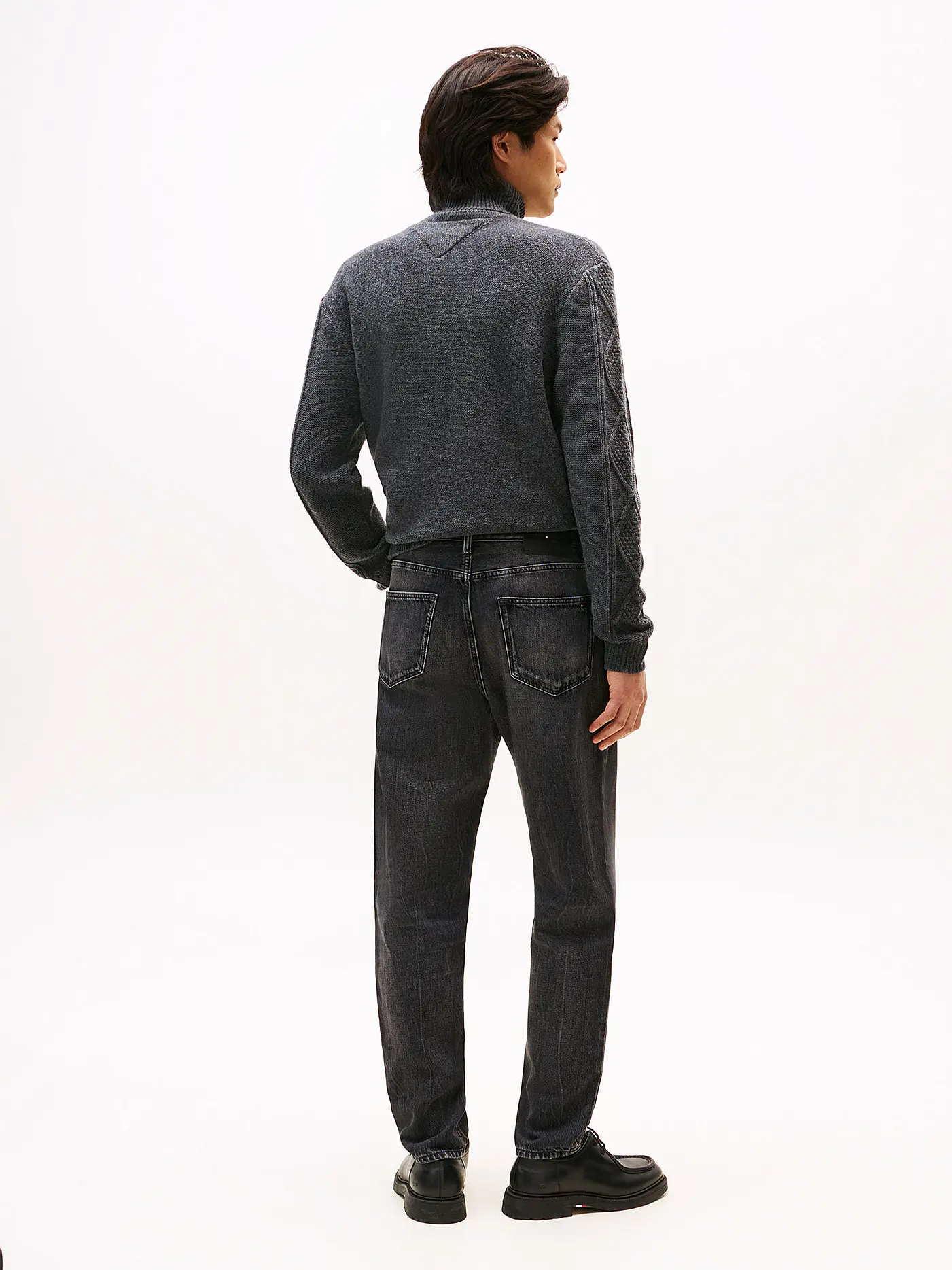 TOMMY HILFIGER | Jeans Tapered Fit  | grau