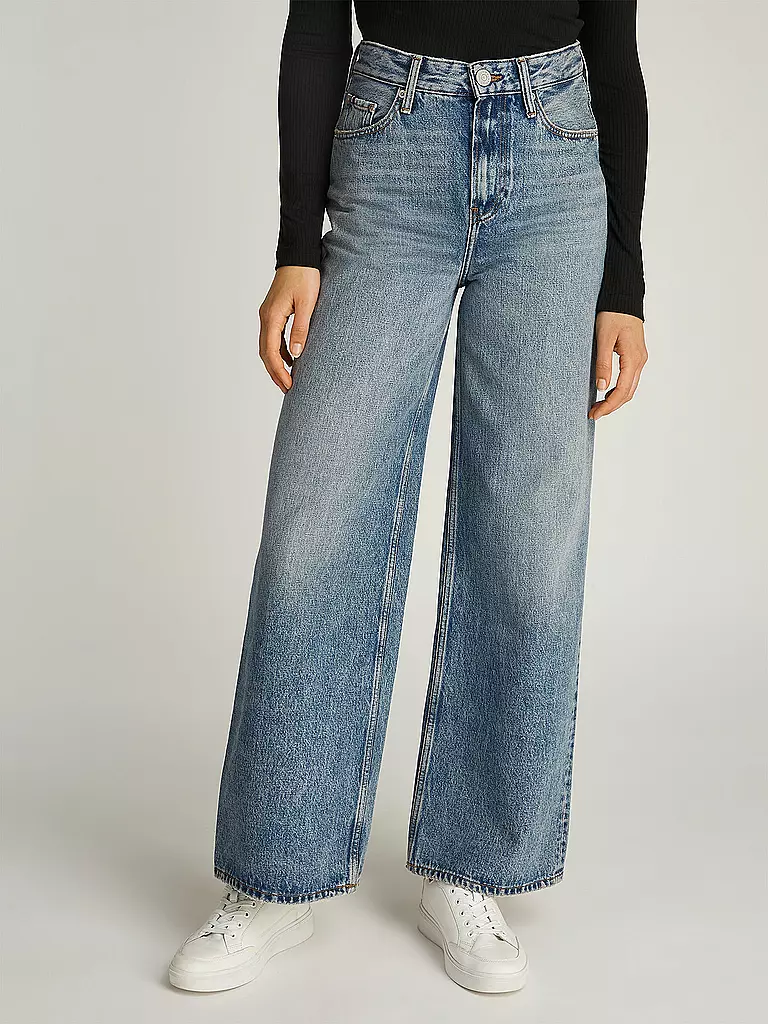 TOMMY HILFIGER | Jeans Wide Fit | blau