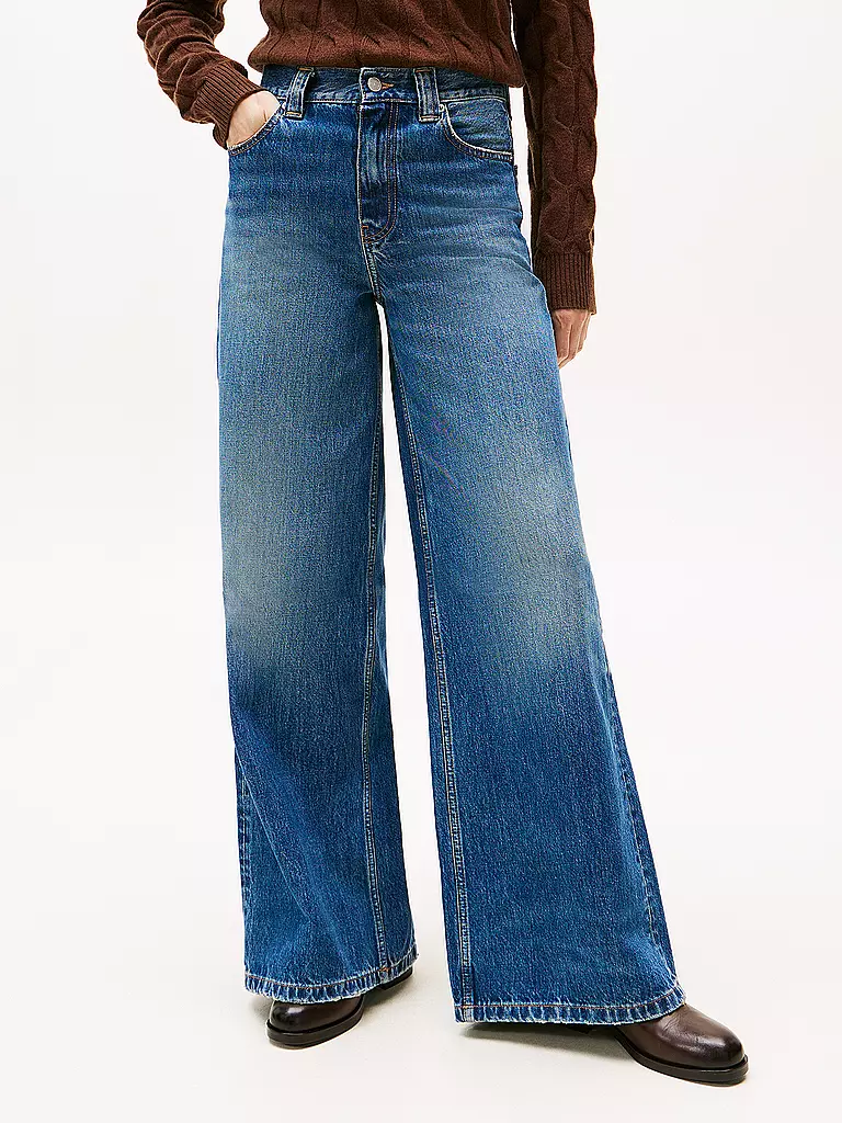 TOMMY HILFIGER | Jeans Wide Leg  KRIS | blau