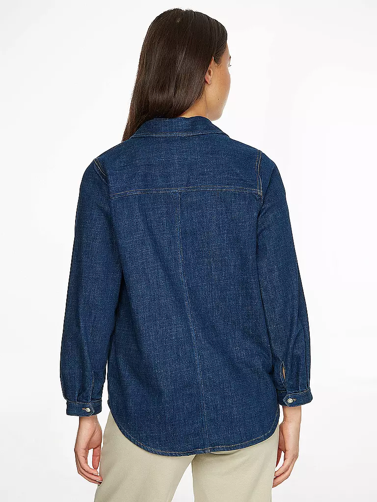 TOMMY HILFIGER | Jeansbluse - Overshirt  | blau