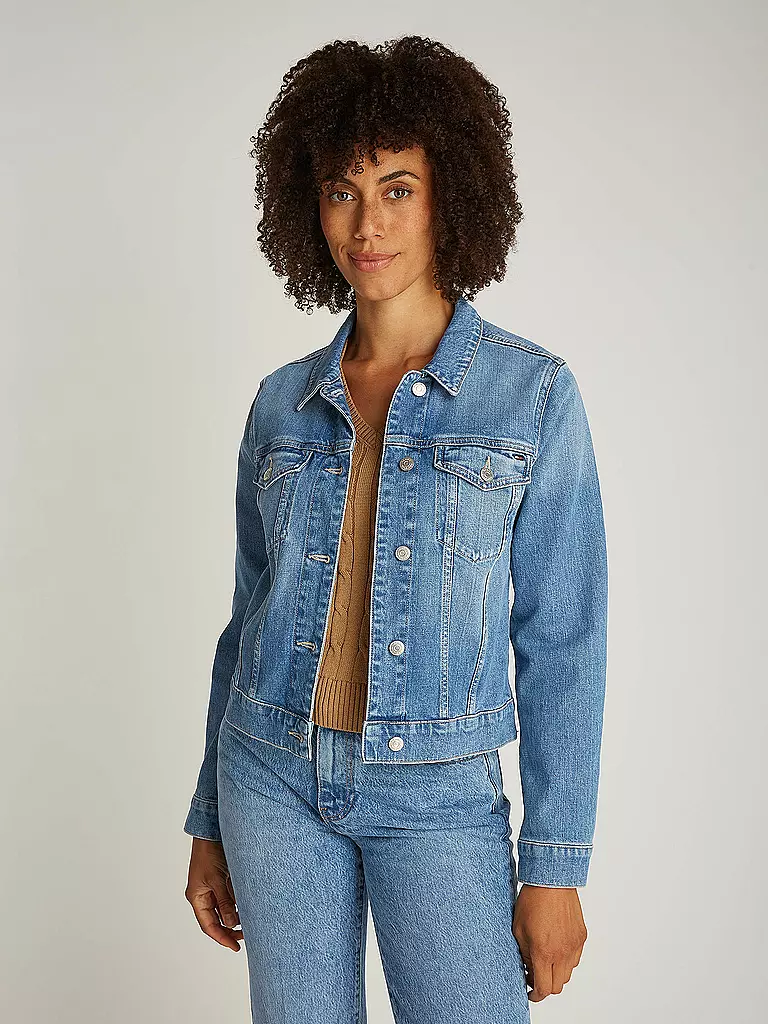 TOMMY HILFIGER | Jeansjacke | blau