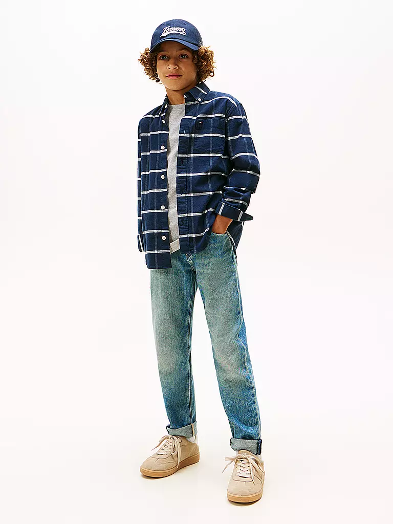 TOMMY HILFIGER | Jungen  Jeans Regular Fit  | blau