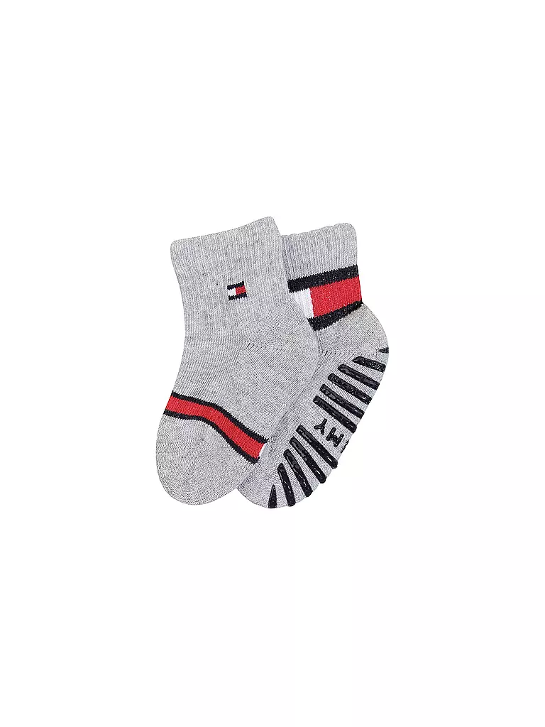 TOMMY HILFIGER | Jungen ABS Socken light grey mel | grau