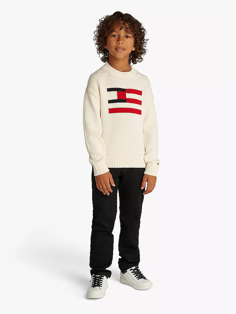 TOMMY HILFIGER | Jungen Chino 1985 | schwarz