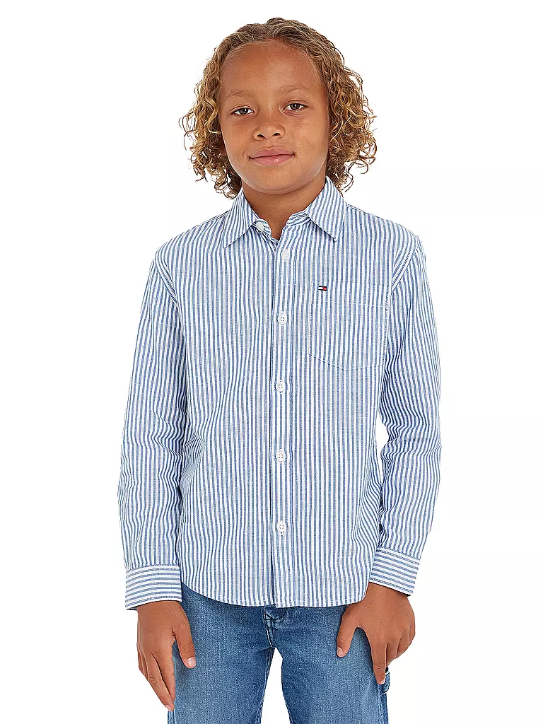 TOMMY HILFIGER | Jungen Hemd  | hellblau