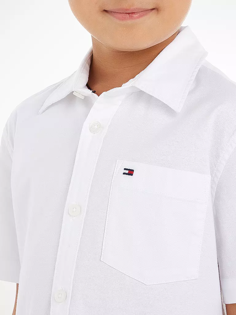 TOMMY HILFIGER | Jungen Hemd Regular Fit  | weiss