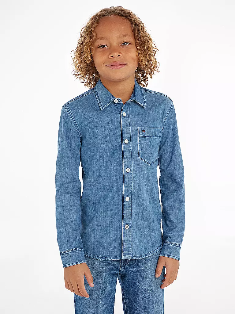 TOMMY HILFIGER | Jungen Hemd | blau