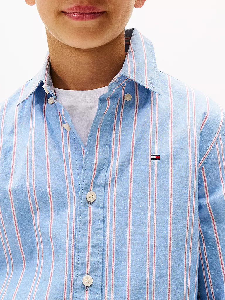 TOMMY HILFIGER | Jungen Hemd | hellblau