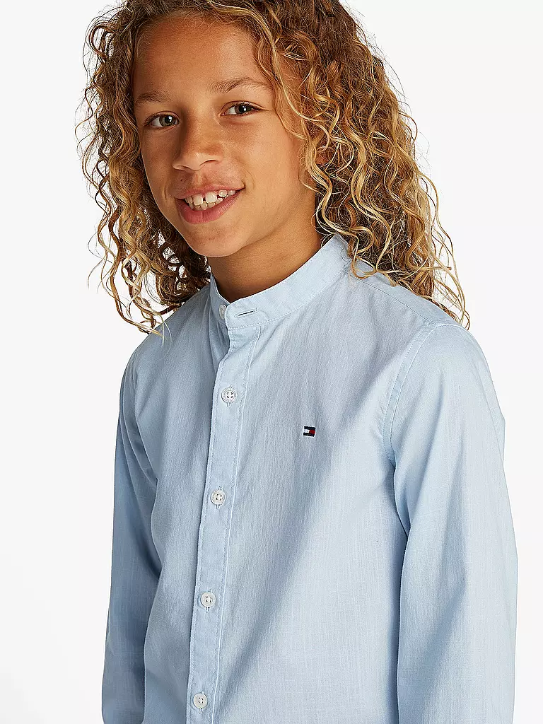 TOMMY HILFIGER | Jungen Hemd | hellblau