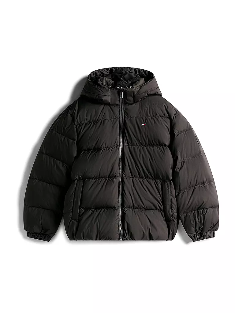 TOMMY HILFIGER | Jungen Jacke  | schwarz