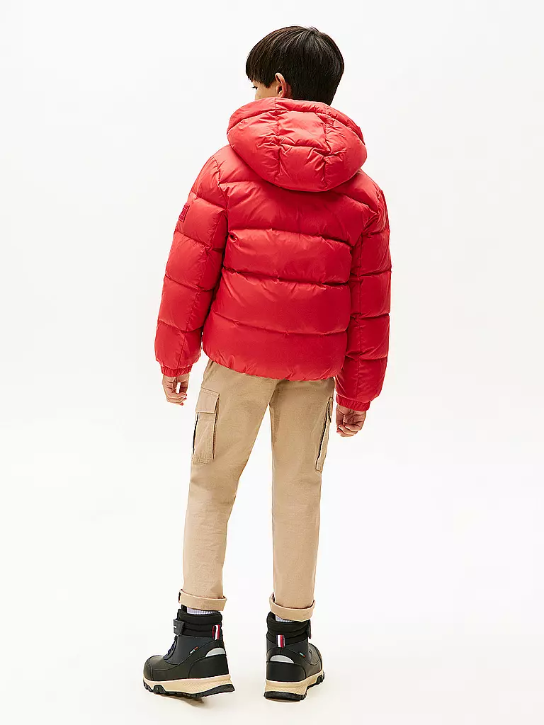 TOMMY HILFIGER | Jungen Jacke  | rot