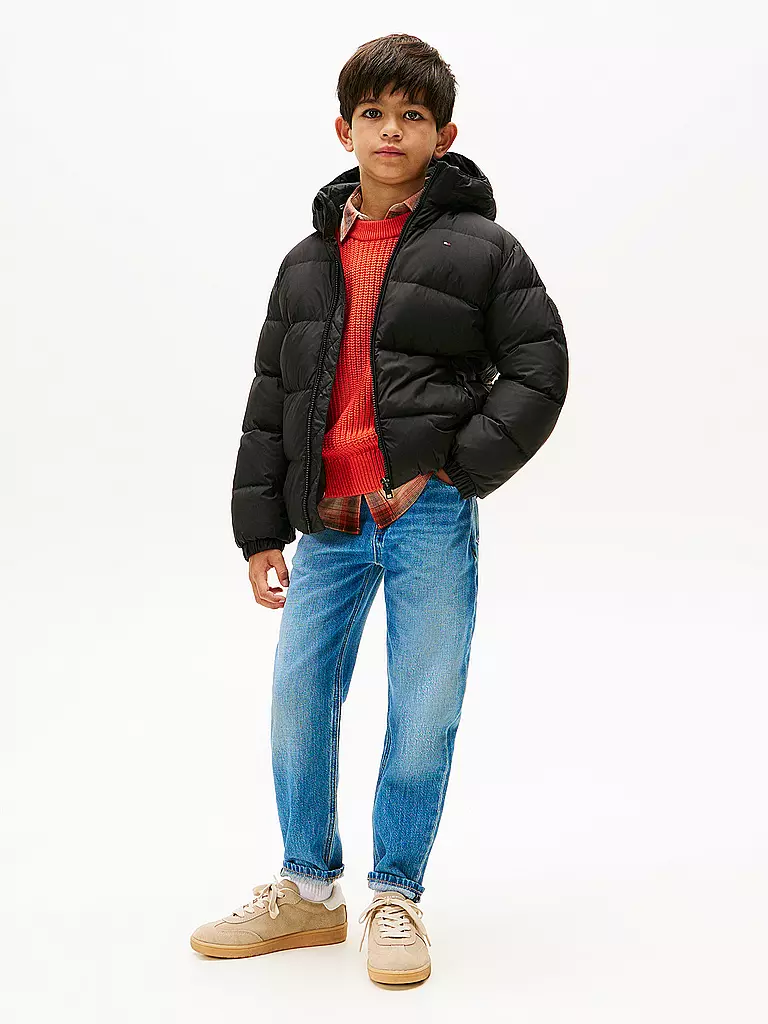TOMMY HILFIGER | Jungen Jacke | schwarz