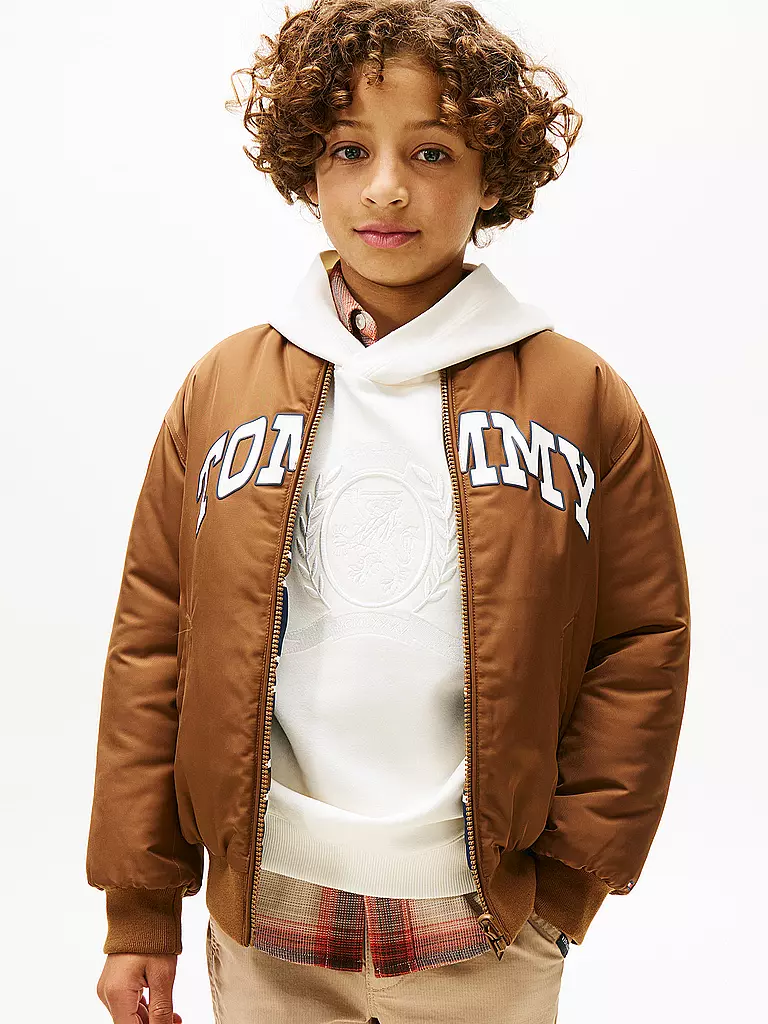 TOMMY HILFIGER | Jungen Jacke | braun