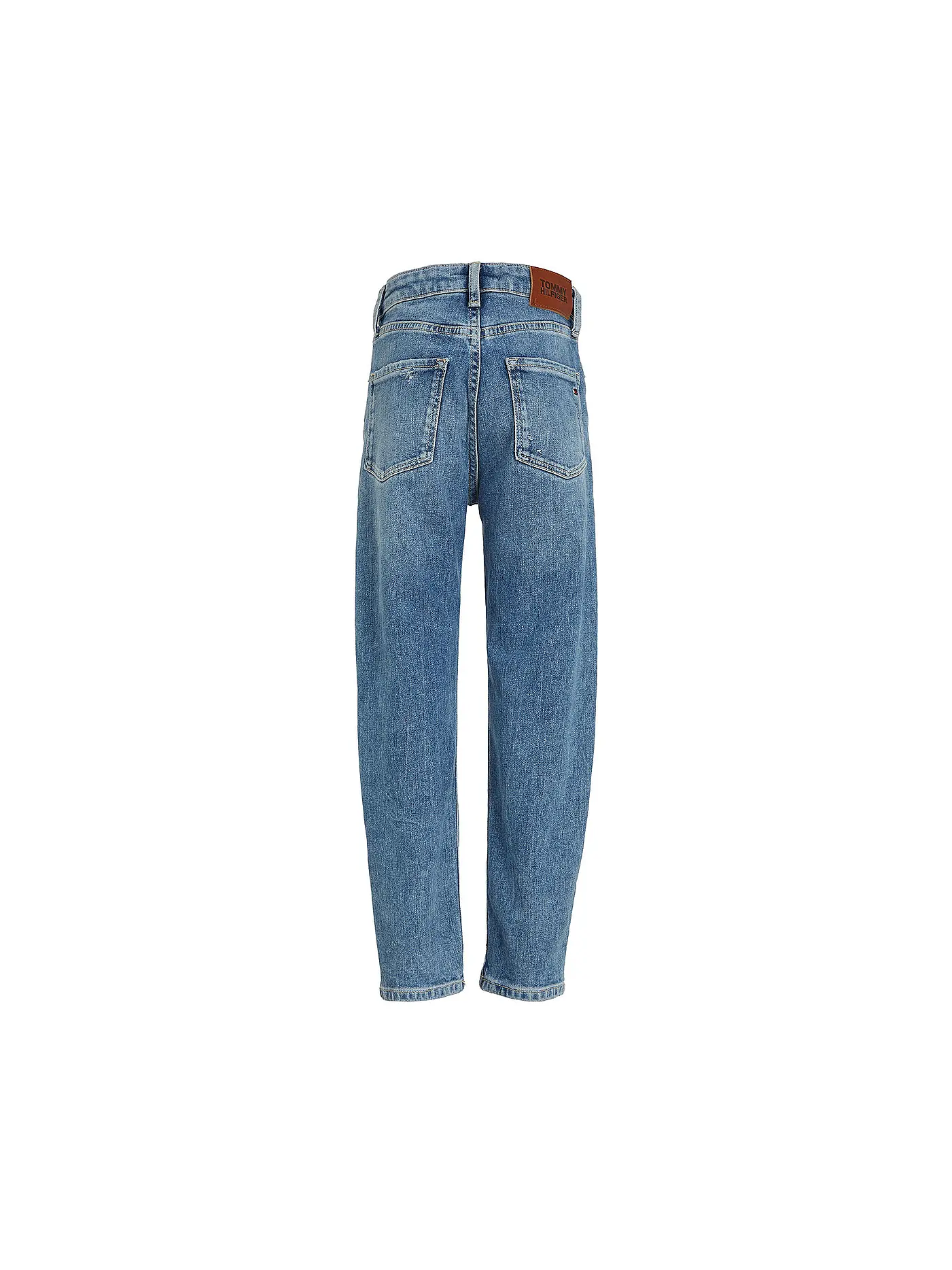 TOMMY HILFIGER | Jungen Jeans Straight Fit ARCHIVE WORN IN  | blau