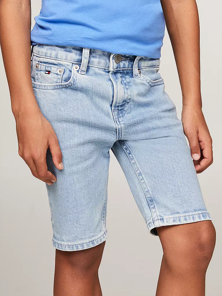 TOMMY HILFIGER | Jungen Jeansshorts  | hellblau