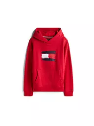TOMMY HILFIGER | Jungen Kapuzensweater - Hoodie | Rot