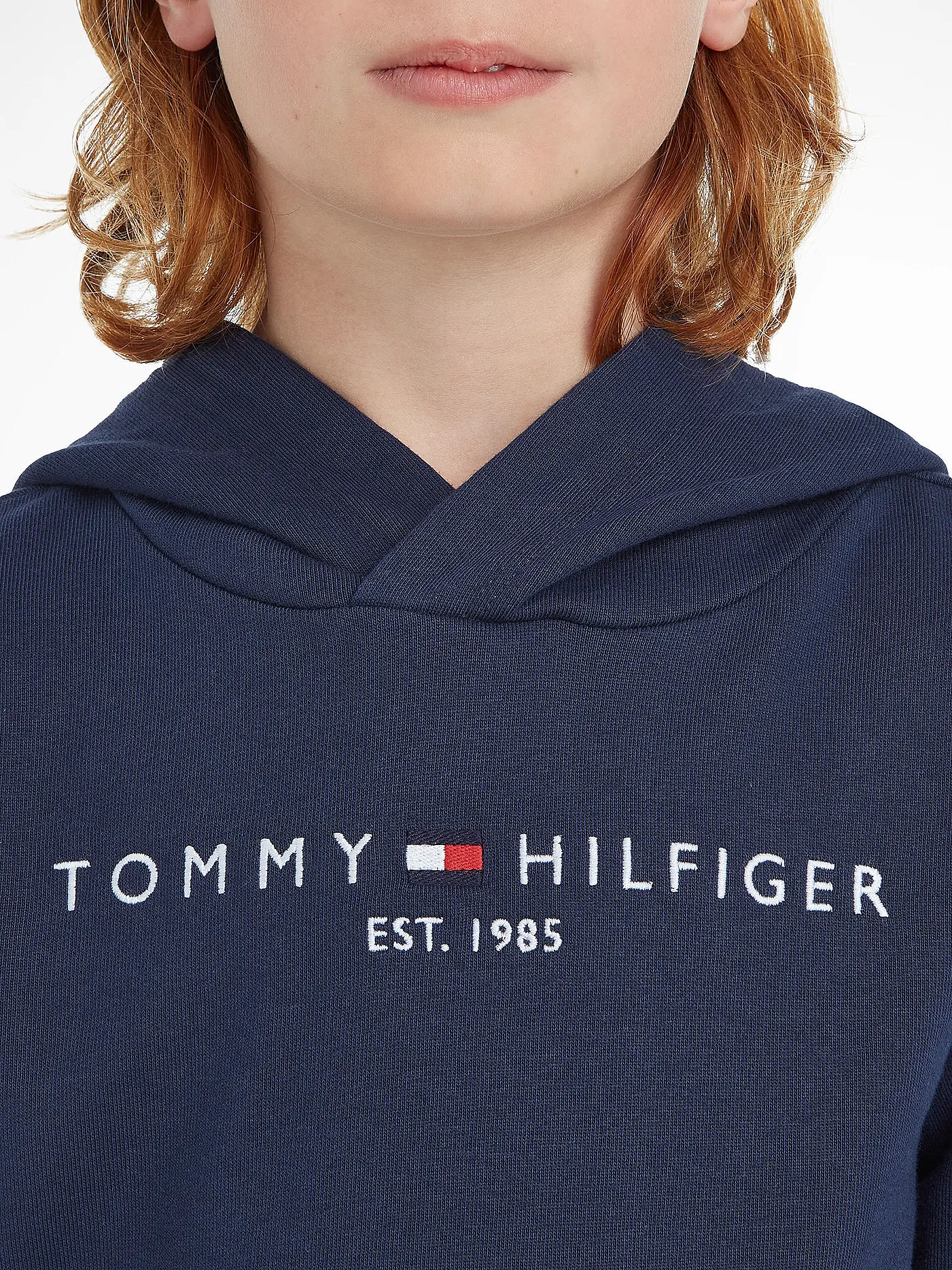 TOMMY HILFIGER | Jungen Kapuzensweater - Hoodie | dunkelblau