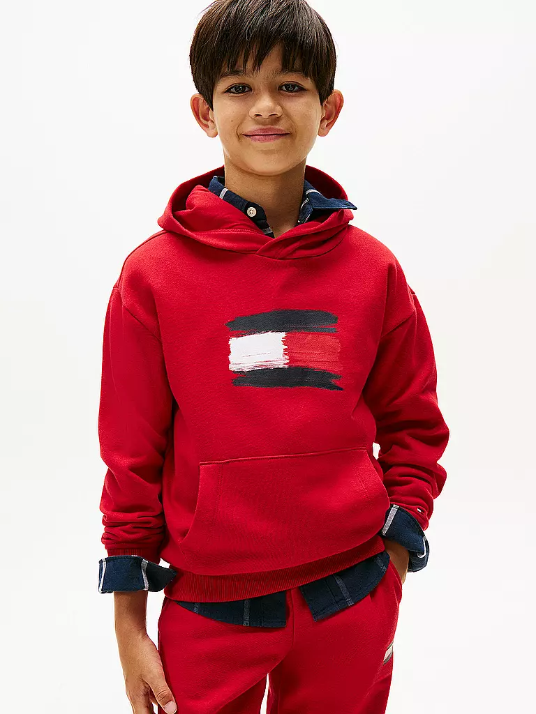TOMMY HILFIGER | Jungen Kapuzensweater - Hoodie | dunkelblau