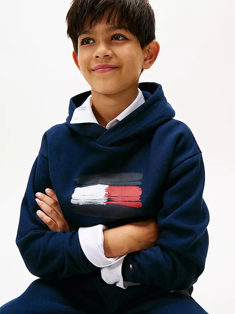 TOMMY HILFIGER | Jungen Kapuzensweater - Hoodie | rot